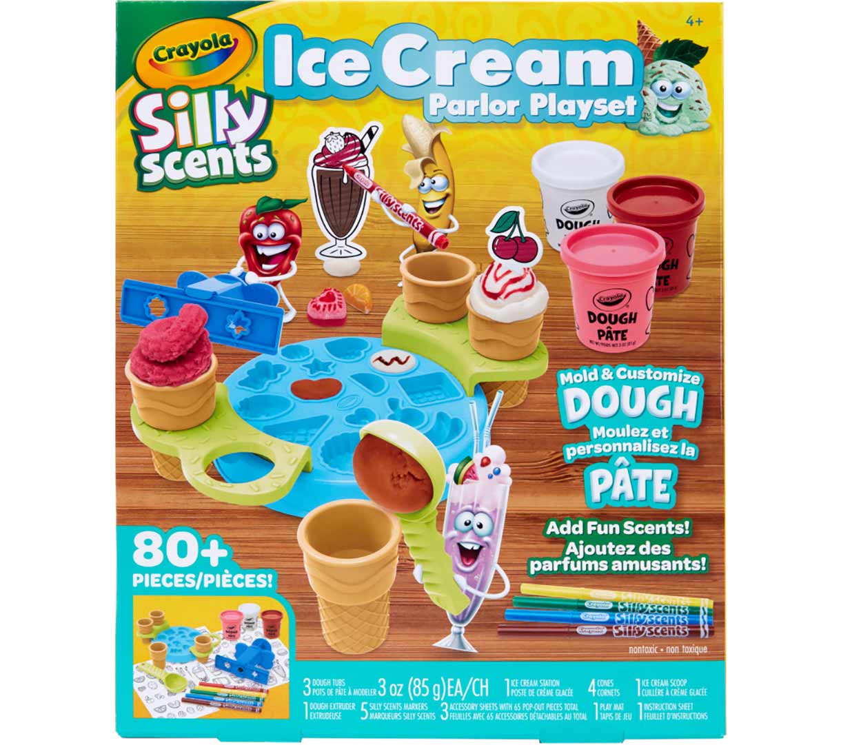 Crayola Silly Scents Ice Cream Parlor Play Set Ages 4+ - Marah Kids