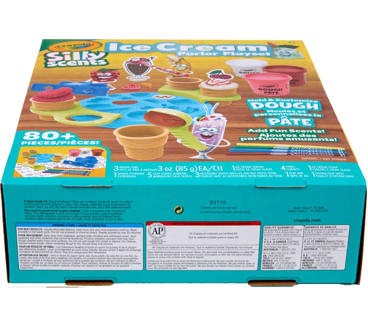 Crayola Silly Scents Ice Cream Parlor Play Set Ages 4+ - Marah Kids