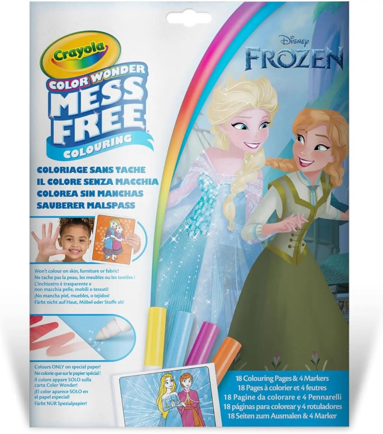 CRAYOLA - Color Wonder, Coloring Set, Frozen Topic, Creative Activity for Children - Marah Kids