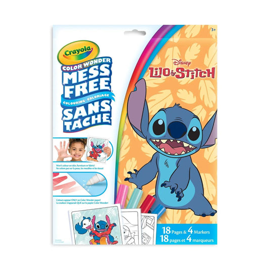 Crayola Color Wonder Mess - Free Colouring Pages & Markers, Disney Lilo & Stitch - Marah Kids