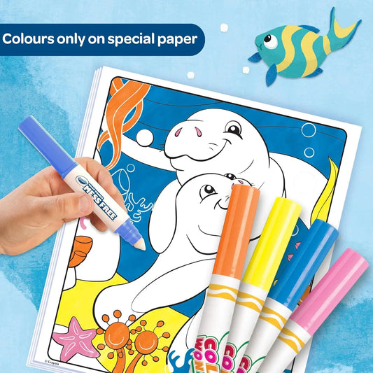 CRAYOLA - Color Wonder, Coloring Set, Sea friends Topic, Creative Activity for Children - Marah Kids