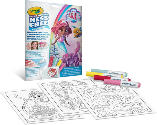 CRAYOLA - Color Wonder, Colouring Set Aryel Topic, Creative Activity for Children - Marah Kids
