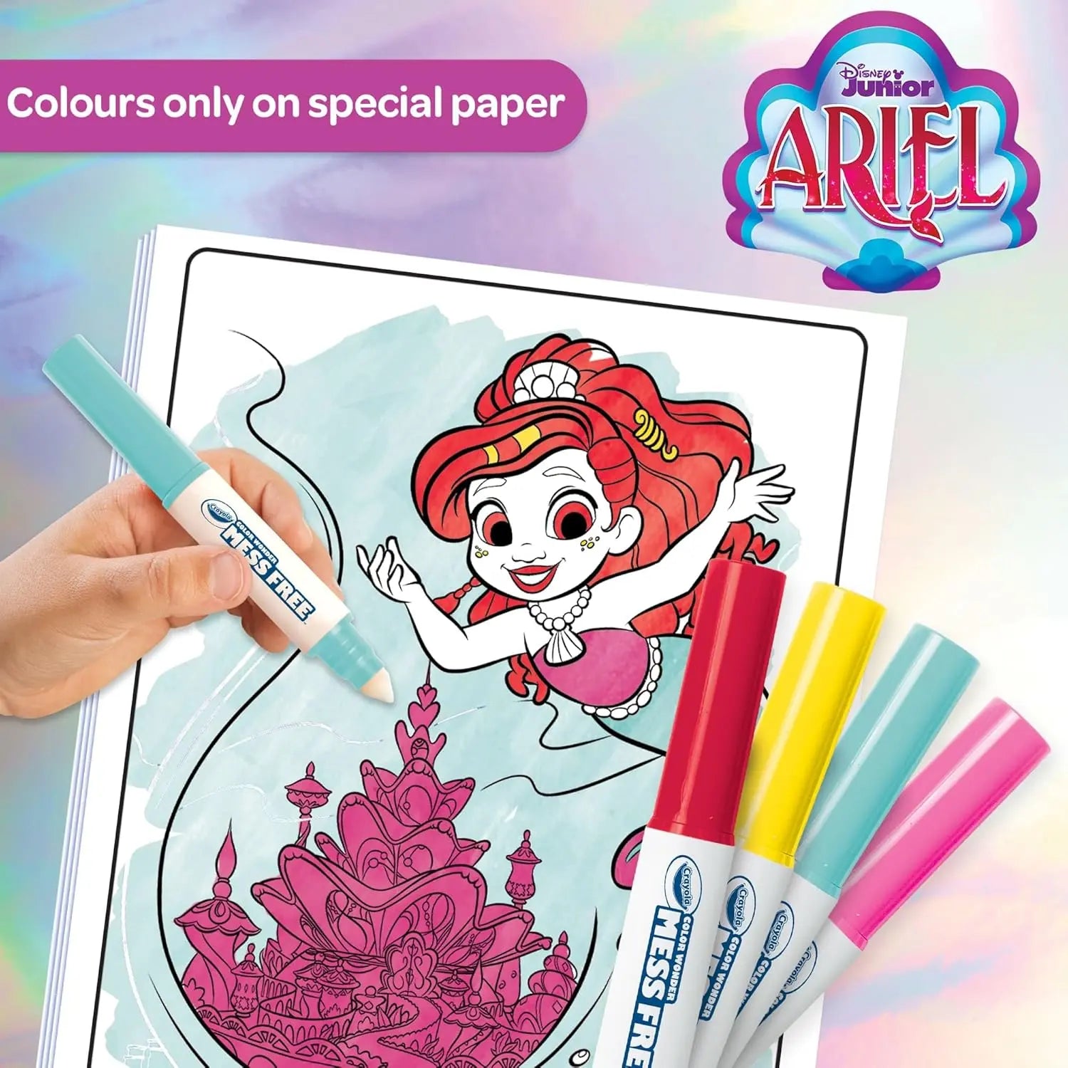 CRAYOLA - Color Wonder, Colouring Set Aryel Topic, Creative Activity for Children - Marah Kids