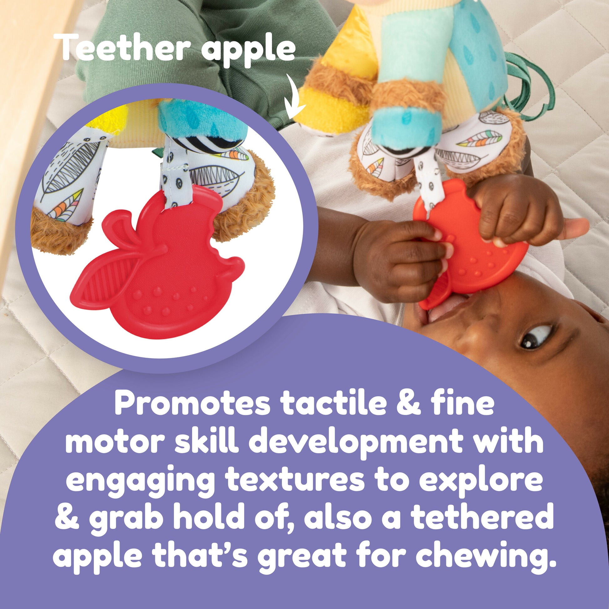 Lamaze Horse Clip & Go | Baby Sensory Toy, Crinkle & Rattle 0+ - Marah Kids