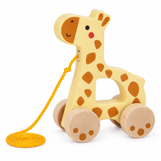Tooky Toy Pull Along - Giraffe