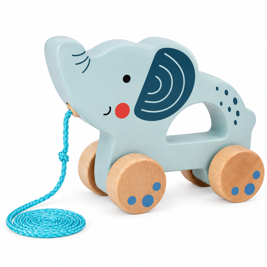 Tooky Toy Pull Along - Elephant
