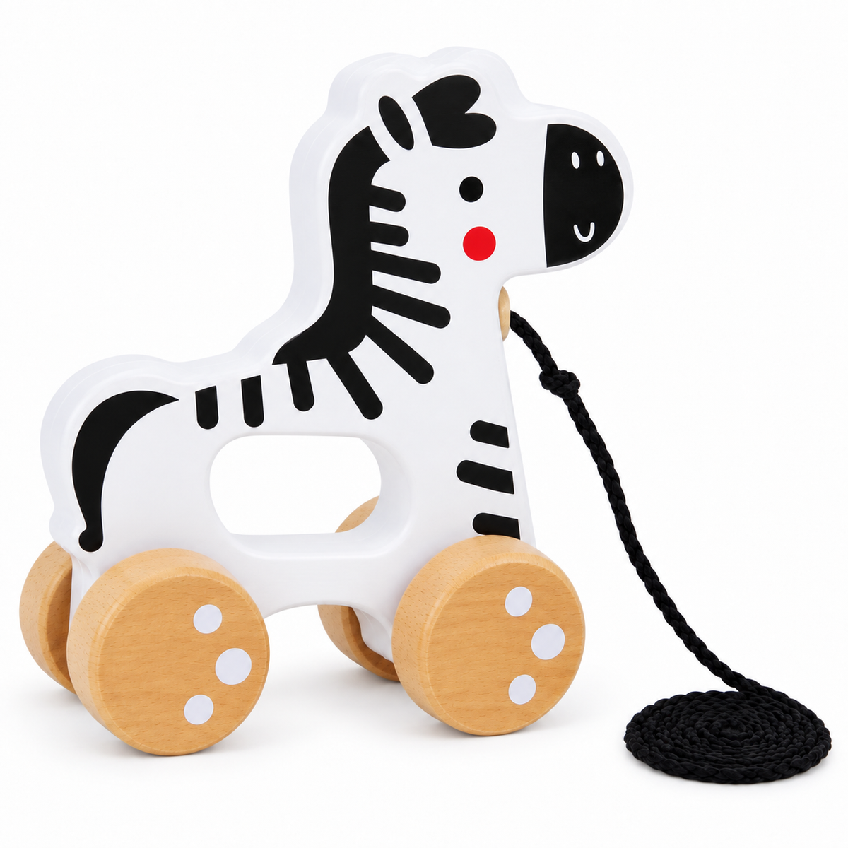 Tooky Toy Pull Along - Zebra