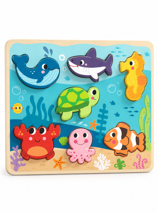 Tooky Toy Chunky Puzzle - Marine