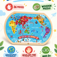 Tooky Toy World Map Puzzle