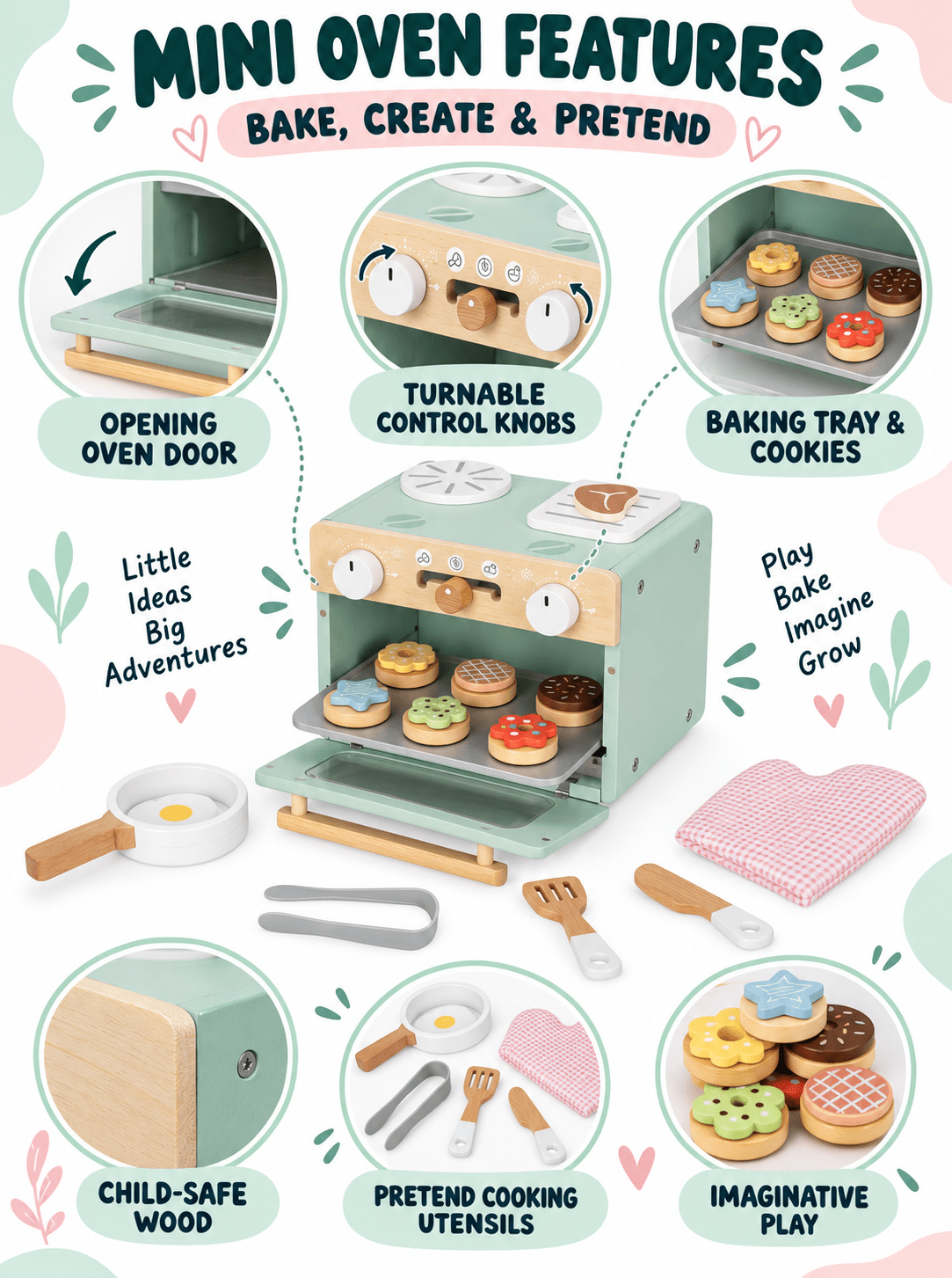 Tooky Toy Mini Oven - Marah Kids