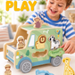 Tooky Toy Animal Jeep - Marah Kids