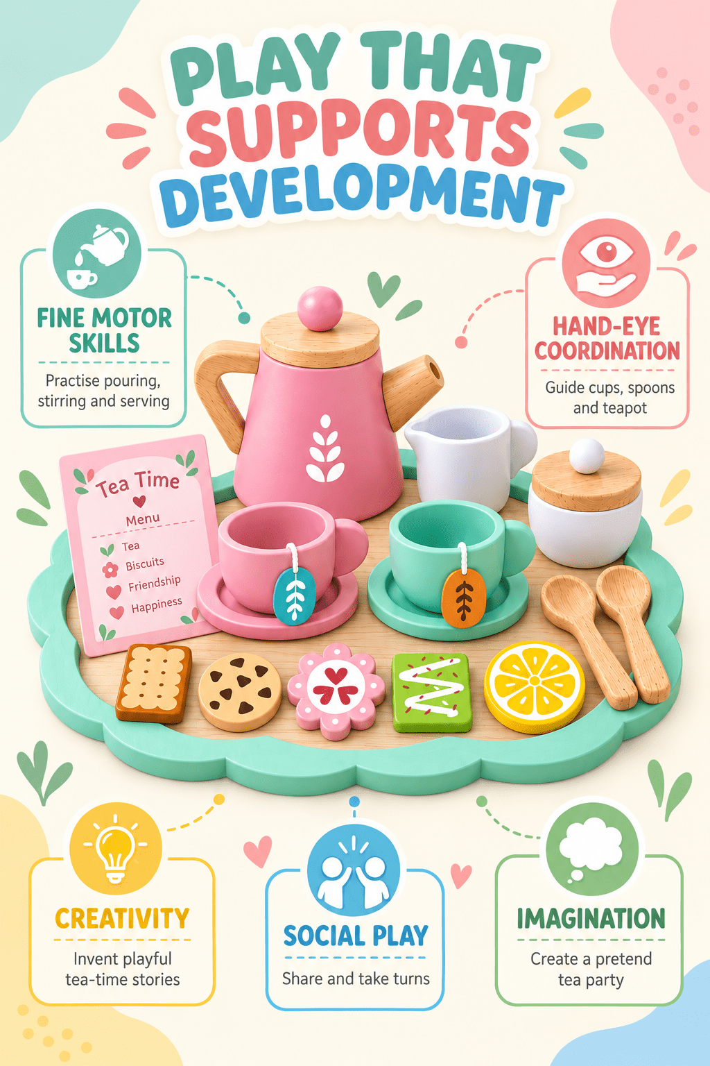 Tooky Toy Afternoon Tea Set - Marah Kids