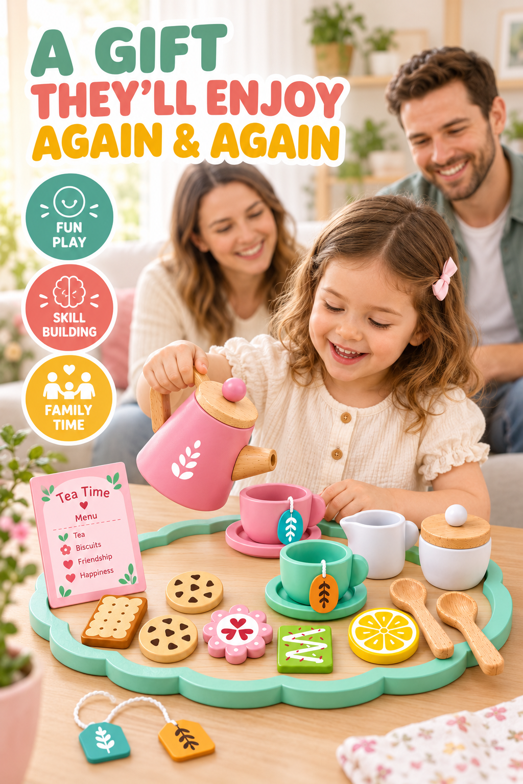 Tooky Toy Afternoon Tea Set - Marah Kids