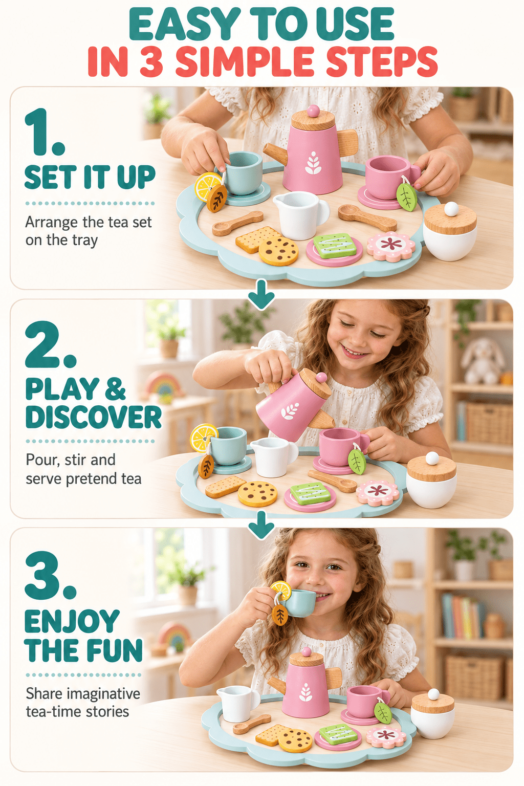 Tooky Toy Afternoon Tea Set - Marah Kids