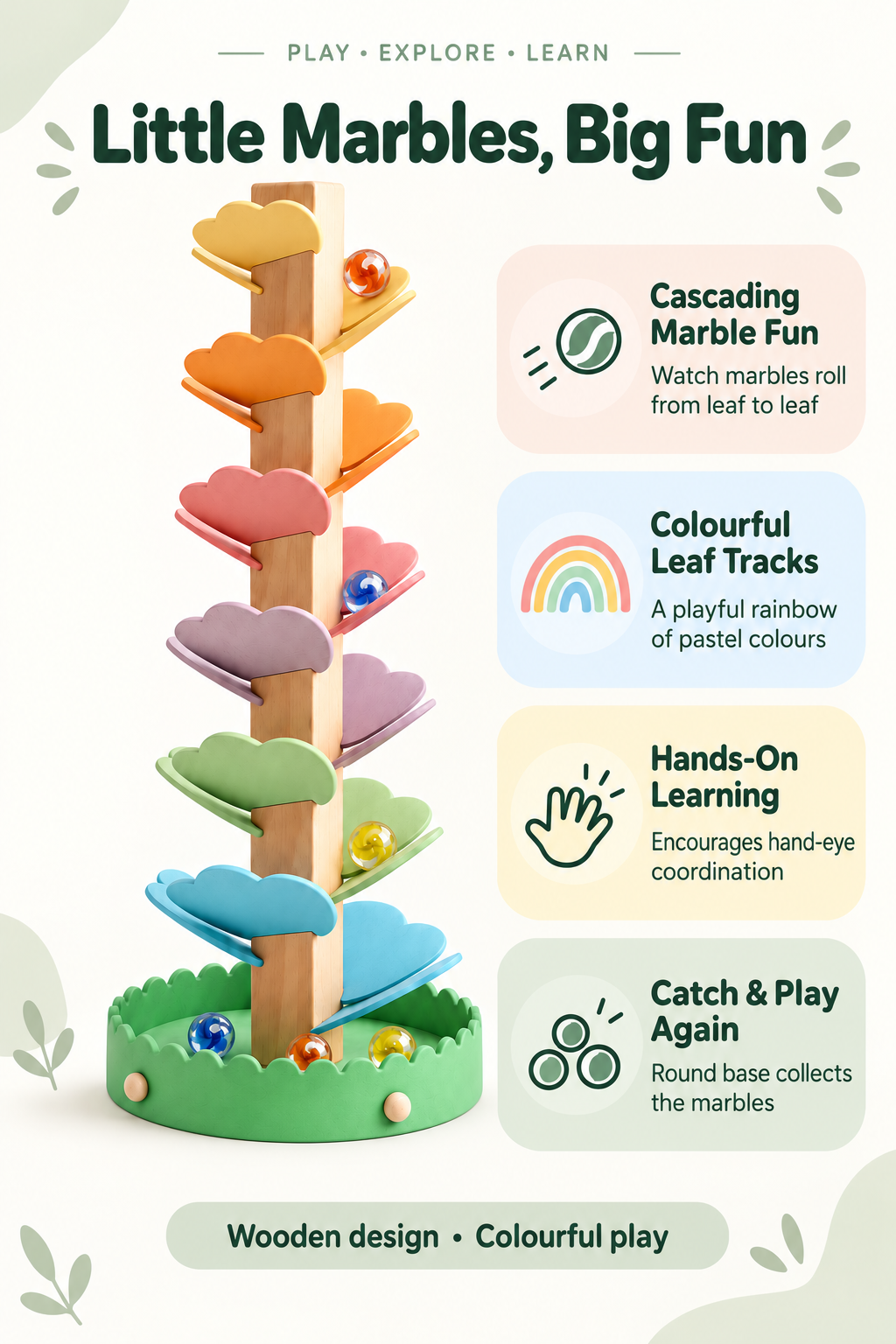 Tooky Toy Ball Track Game