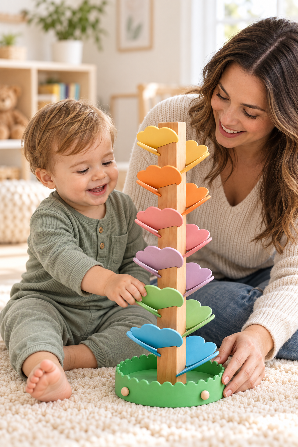 Tooky Toy Ball Track Game