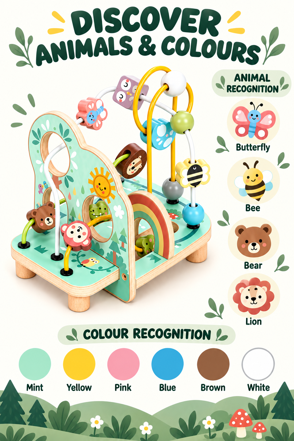 Tooky Toy Forest Beads Coaster