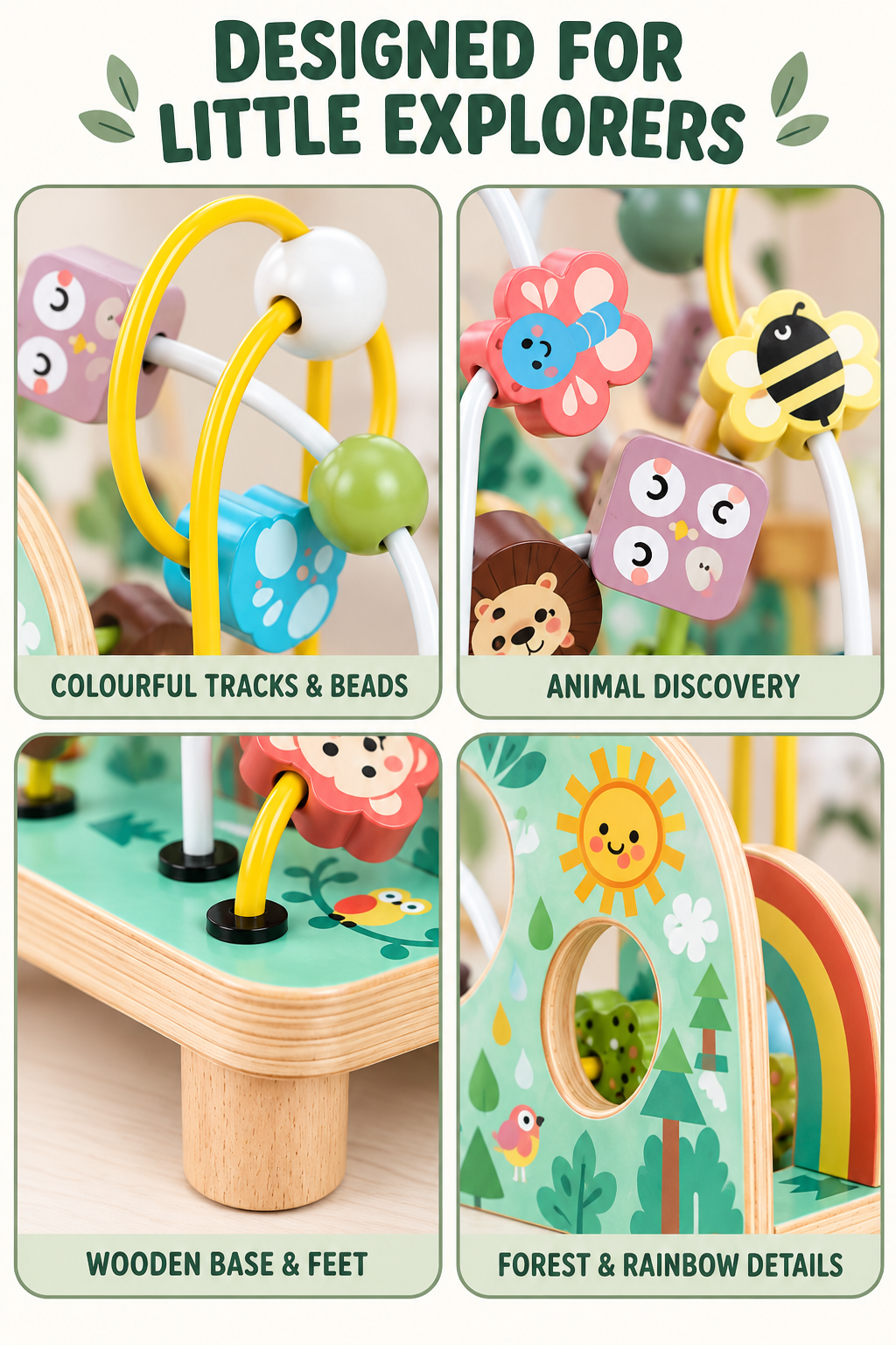 Tooky Toy Forest Beads Coaster