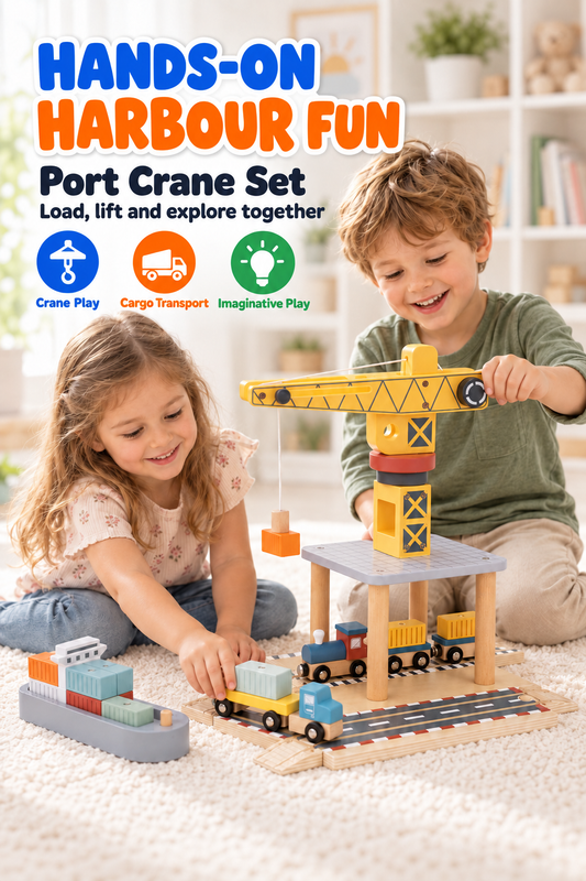 Tooky Toy Port Crane Set