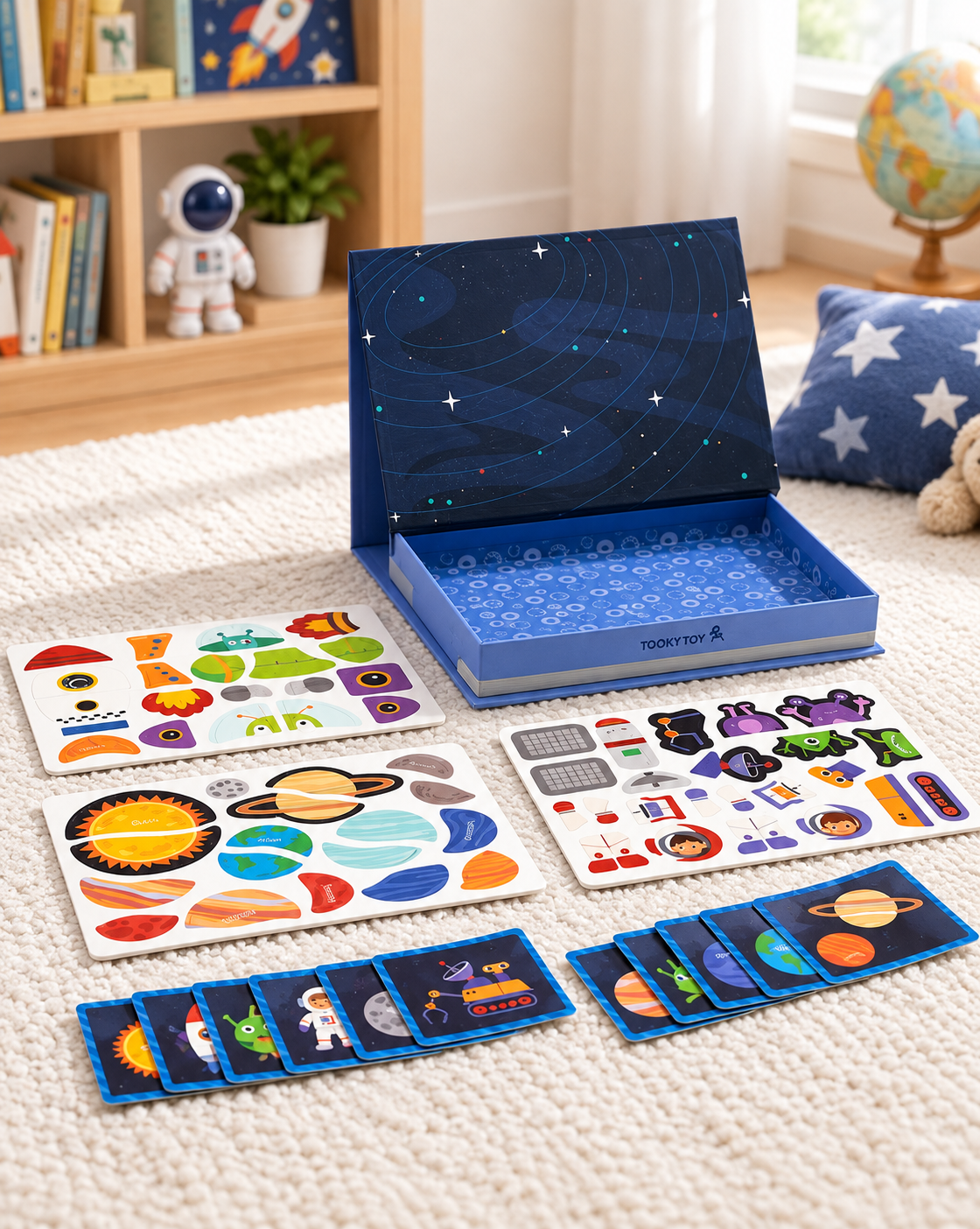 Tooky Toy Magnetic Box - Space - Marah Kids