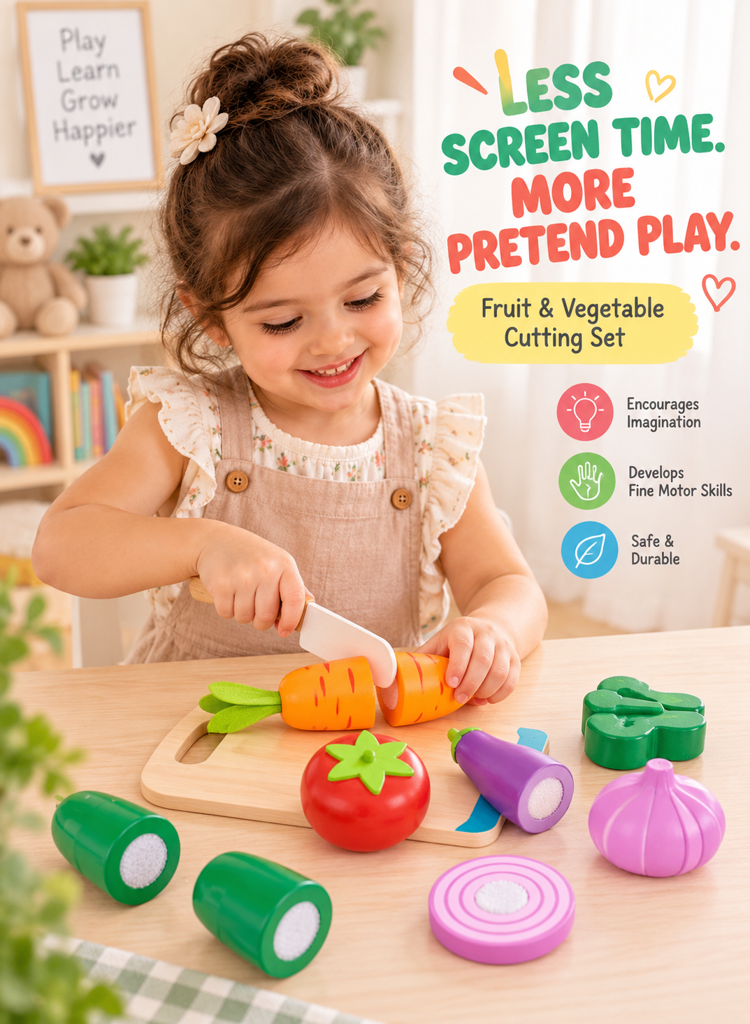 Tooky Toy Cutting Vegetables - Marah Kids