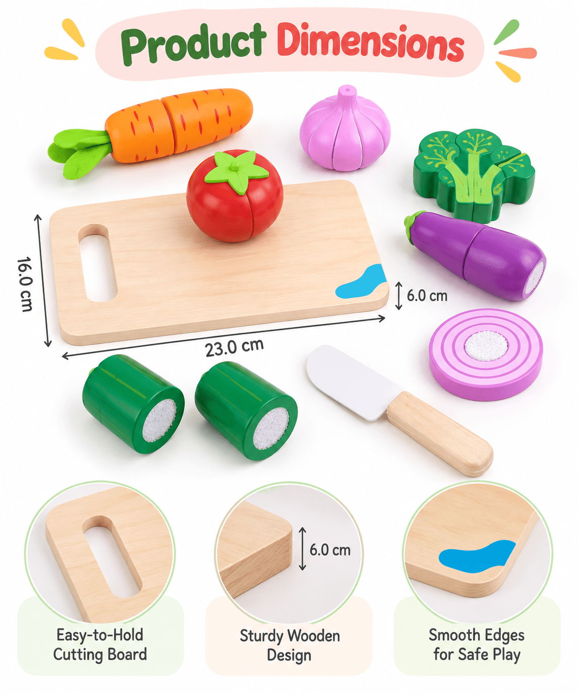 Tooky Toy Cutting Vegetables - Marah Kids