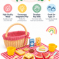 Tooky Toy Picnic Basket - Marah Kids