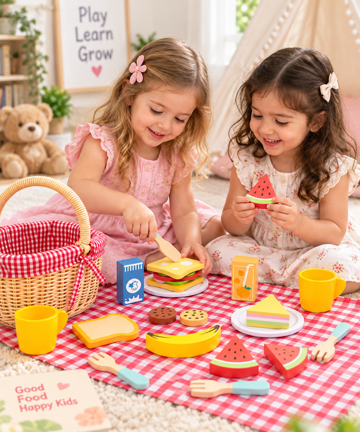 Tooky Toy Picnic Basket - Marah Kids