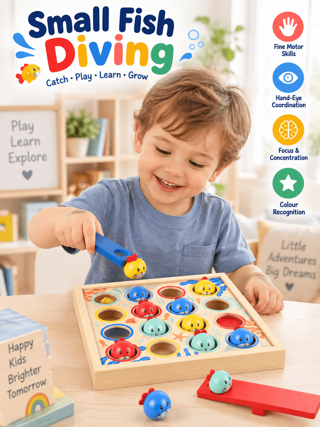 Tooky Toy Small Fish Diving - Marah Kids