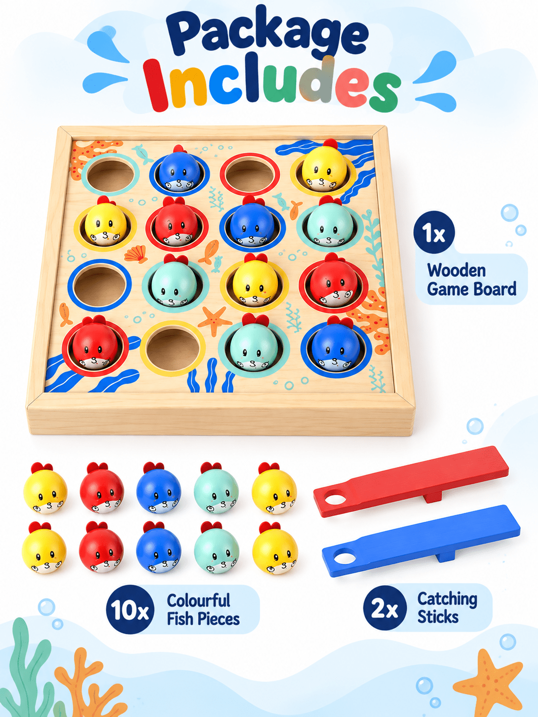 Tooky Toy Small Fish Diving - Marah Kids