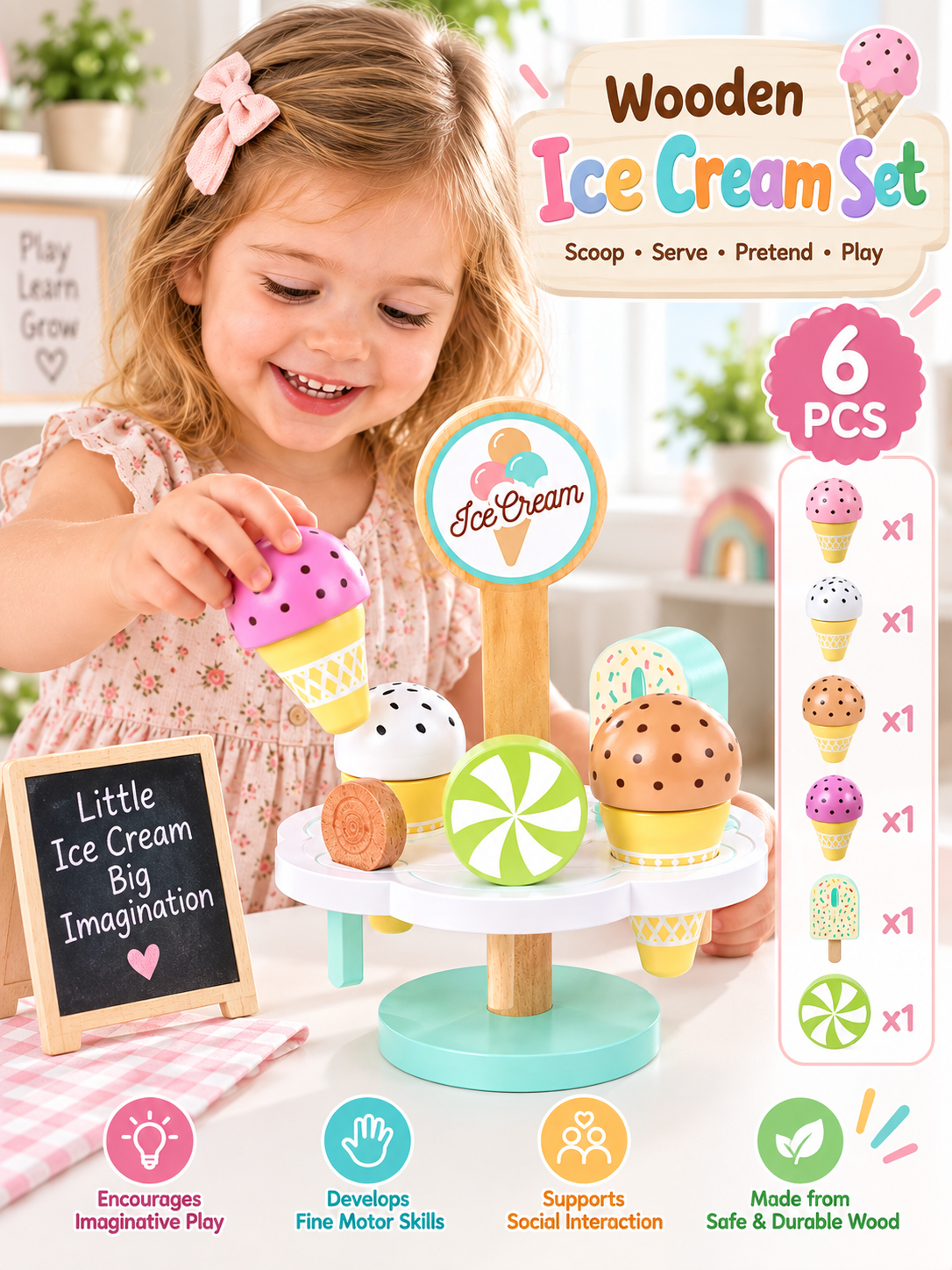 Tooky Toy Ice Cream Set - Marah Kids