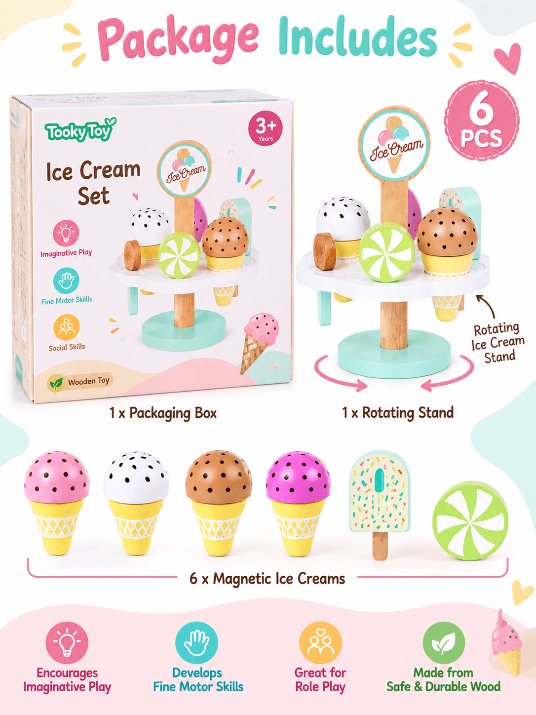 Tooky Toy Ice Cream Set - Marah Kids