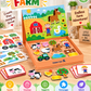 Tooky Toy Magnetic Box - Farm