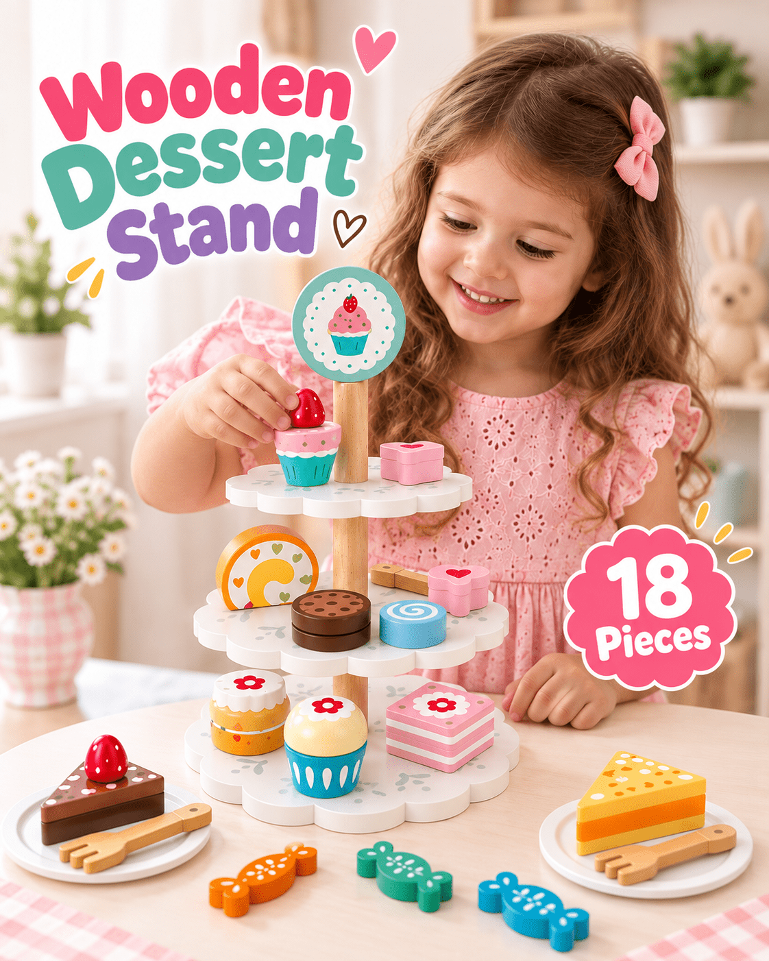 Tooky Toy Dessert Stand - Marah Kids