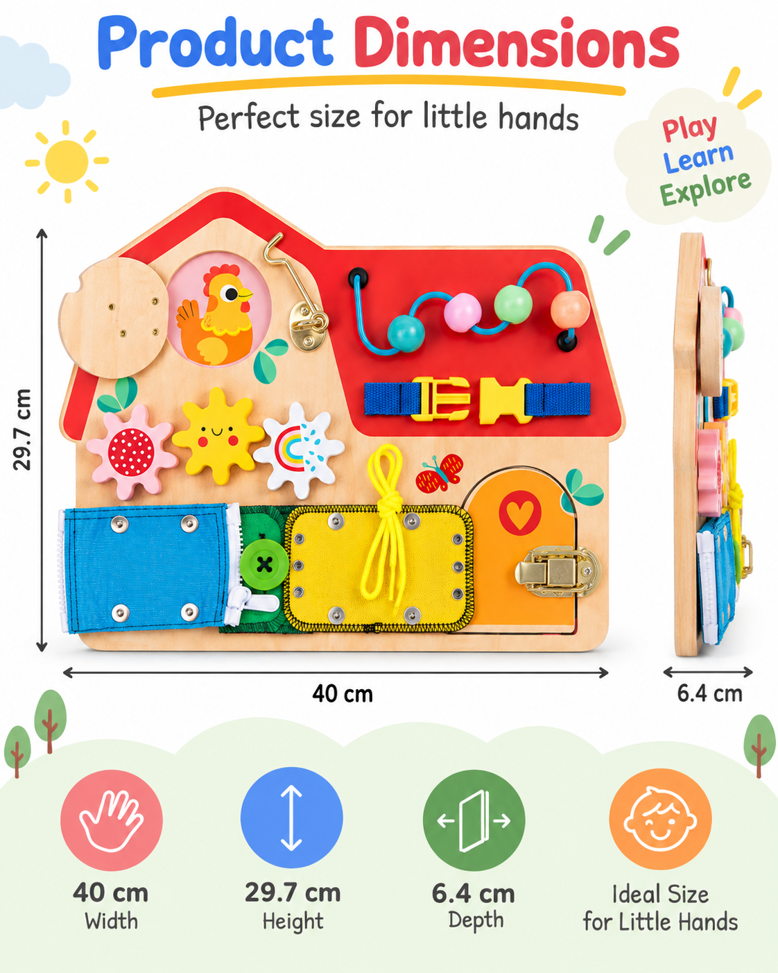 Tooky Toy Busy Board
