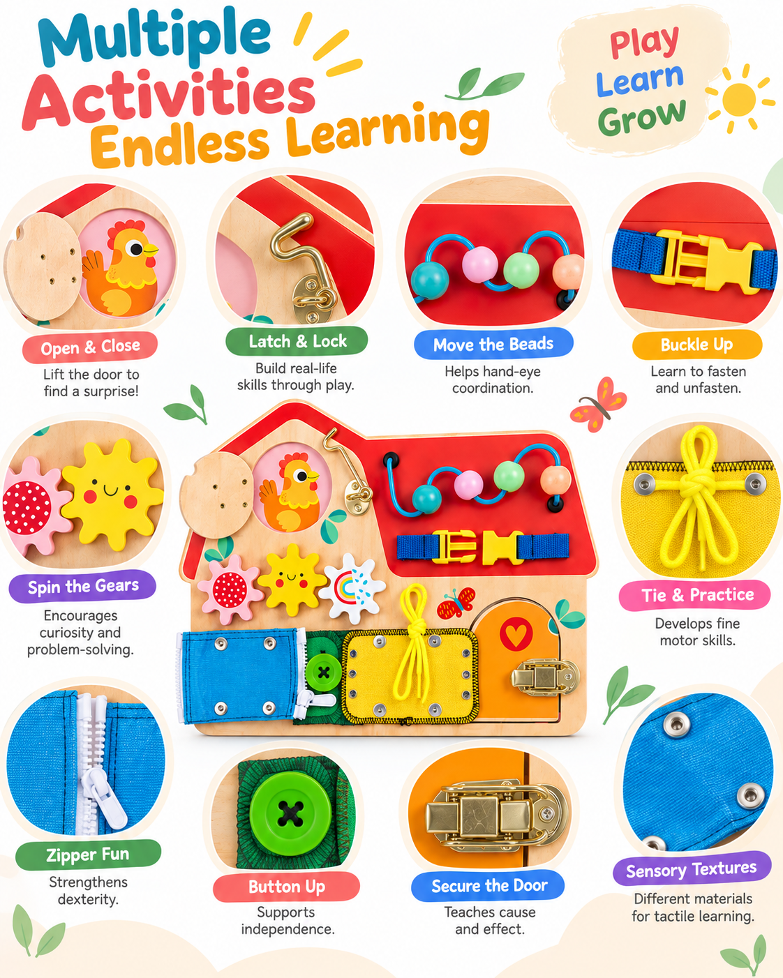 Tooky Toy Busy Board