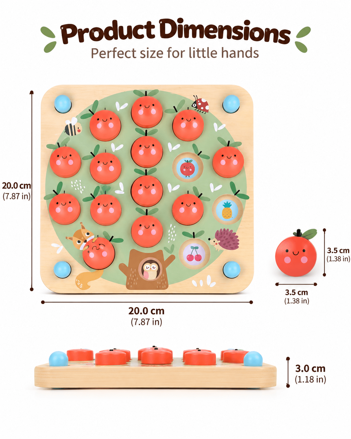 Tooky Toy Memory Game - Apple - Marah Kids