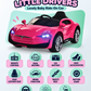 Lovely Baby Kids Powered Riding Car LB 1060DX - Pink