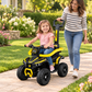 Lovely Baby Ride On Push Car for Kids With Removable Handle - Yellow