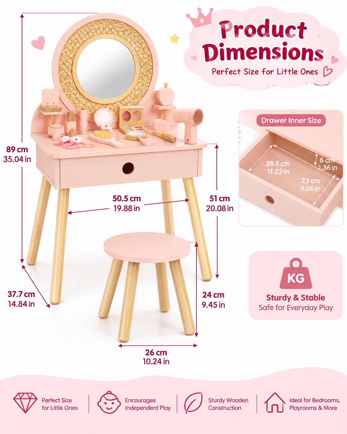 Oook Kids Vanity Set - Marah Kids