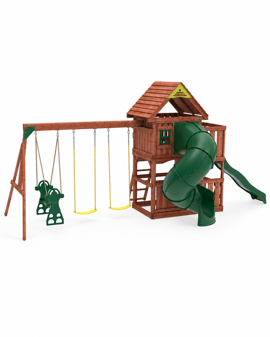 Kiddoro - Little Heroes HQ Swing Set
