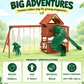 Kiddoro - Little Heroes HQ Swing Set - Marah Kids