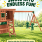 Kiddoro - Little Heroes HQ Swing Set - Marah Kids