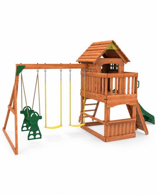 Kiddoro - Playful Peaks Swing Set