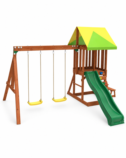 Kiddoro - Mighty Jungle Swing Set