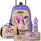 Netflix K-Pop Demon Hunters Golden 5-in-1 Kids Trolley School Set 18 Inch