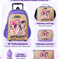 Netflix K-Pop Demon Hunters Golden 5-in-1 Kids Trolley School Set 18 Inch