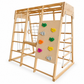 Kiddoro Cheerful Climber 8-in-1 Wooden Indoor & Outdoor Play Set 146 x 99 x 142 cm