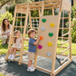 Kiddoro Cheerful Climber 8-in-1 Wooden Indoor & Outdoor Play Set 146 x 99 x 142 cm