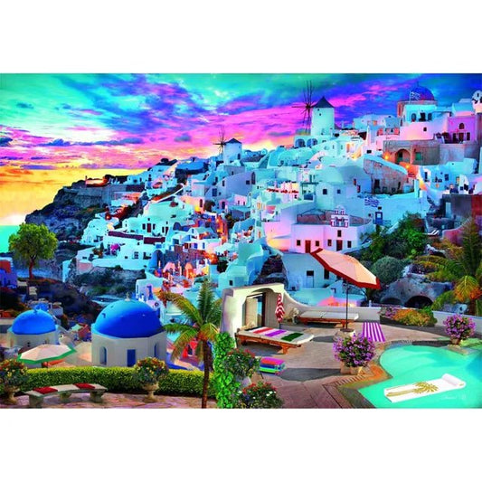 CLEMENTONI PUZZLE HQC GREECE VIEW 500PCS - Marah Kids